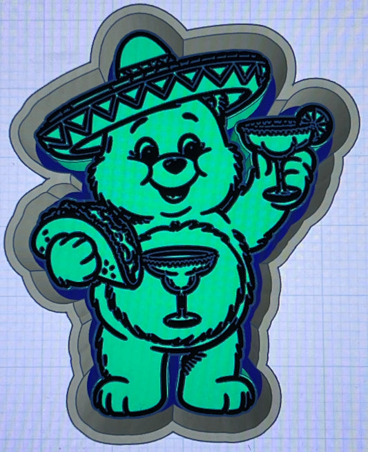 {Margarita Bear} Silicone Mold