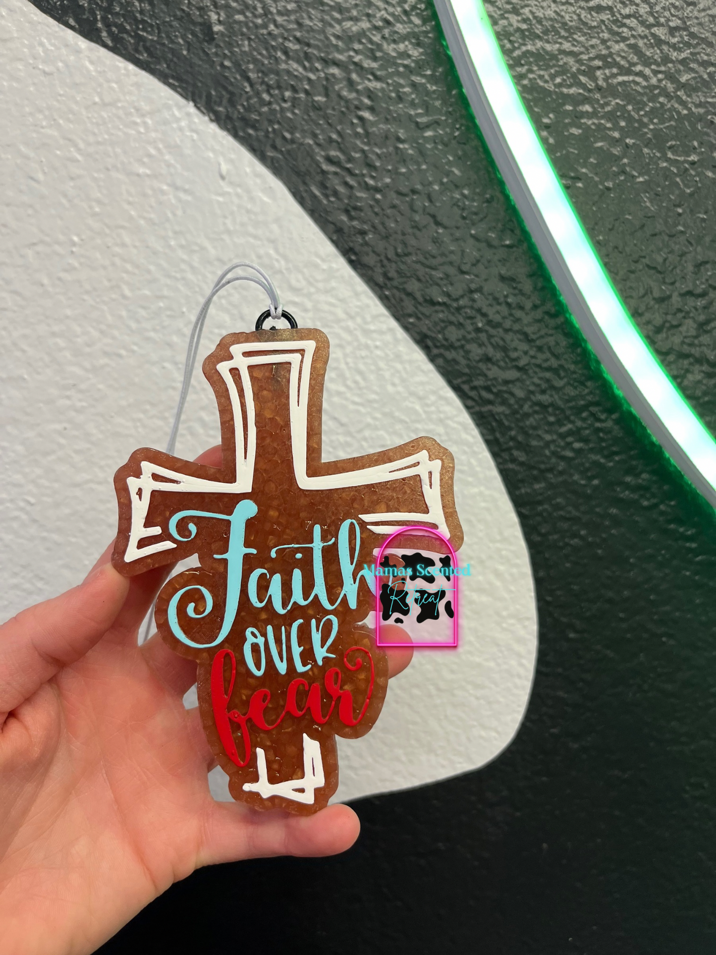 {Faith over Fear cross} Silicone Mold