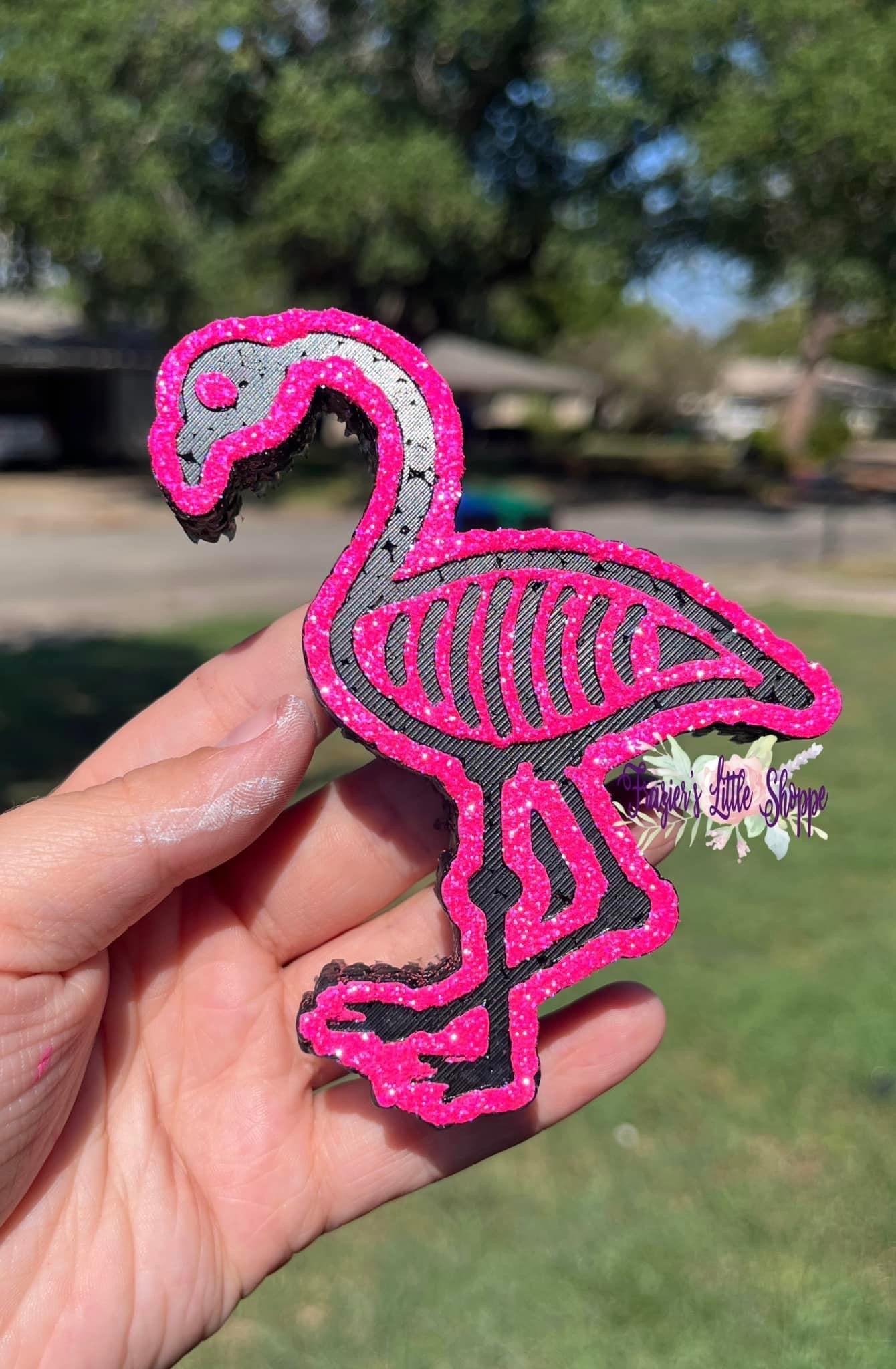 {skeleton flamingo} All Freshie Sizes