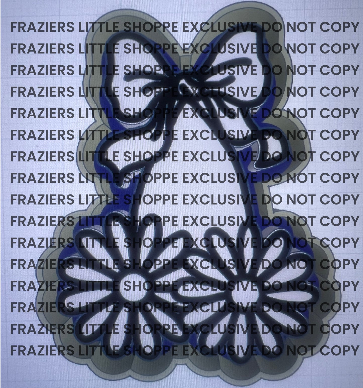{Bow w Daisy’s} Silicone Mold