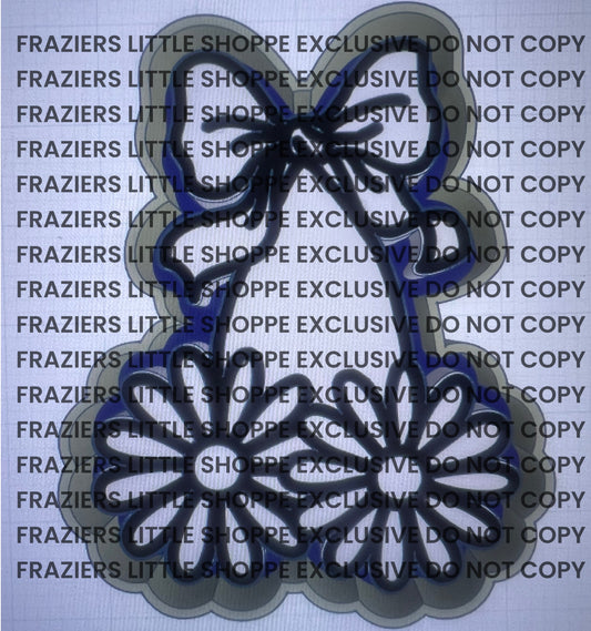 {Bow w Daisy’s} Silicone Mold