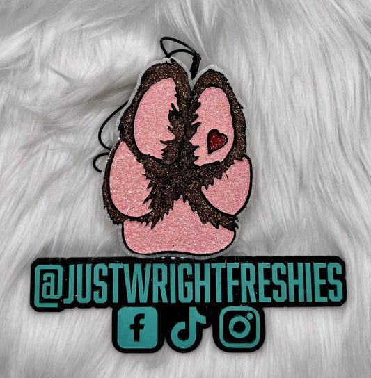 {Paw print w a heart} DBD Silicone Mold