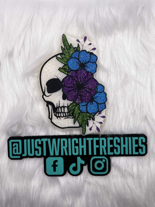 {skull flower} DBD Silicone Mold