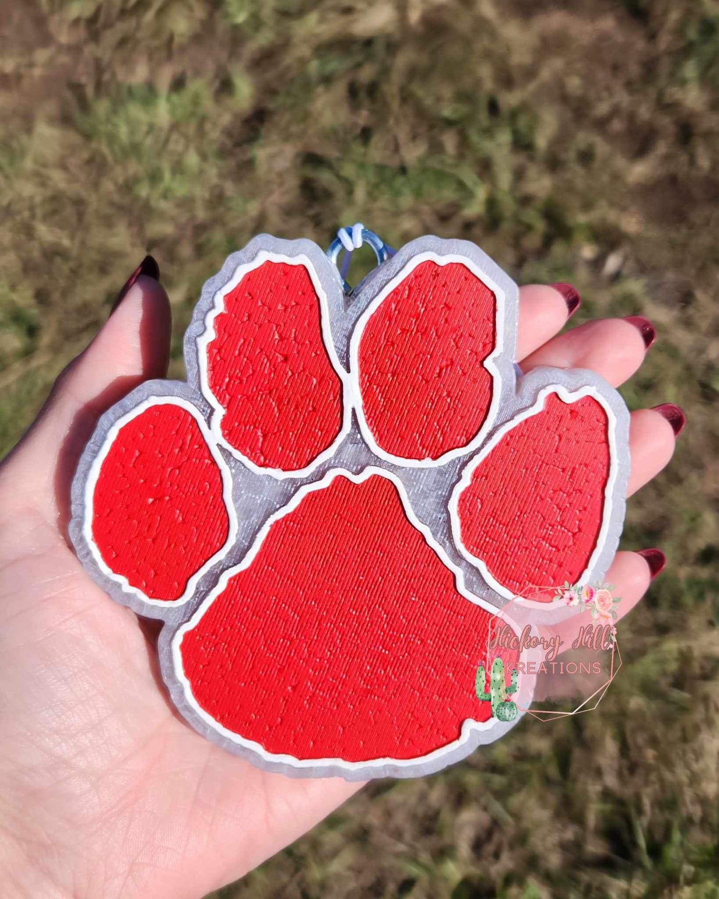 {Clemson Paw Print} Silicone Mold