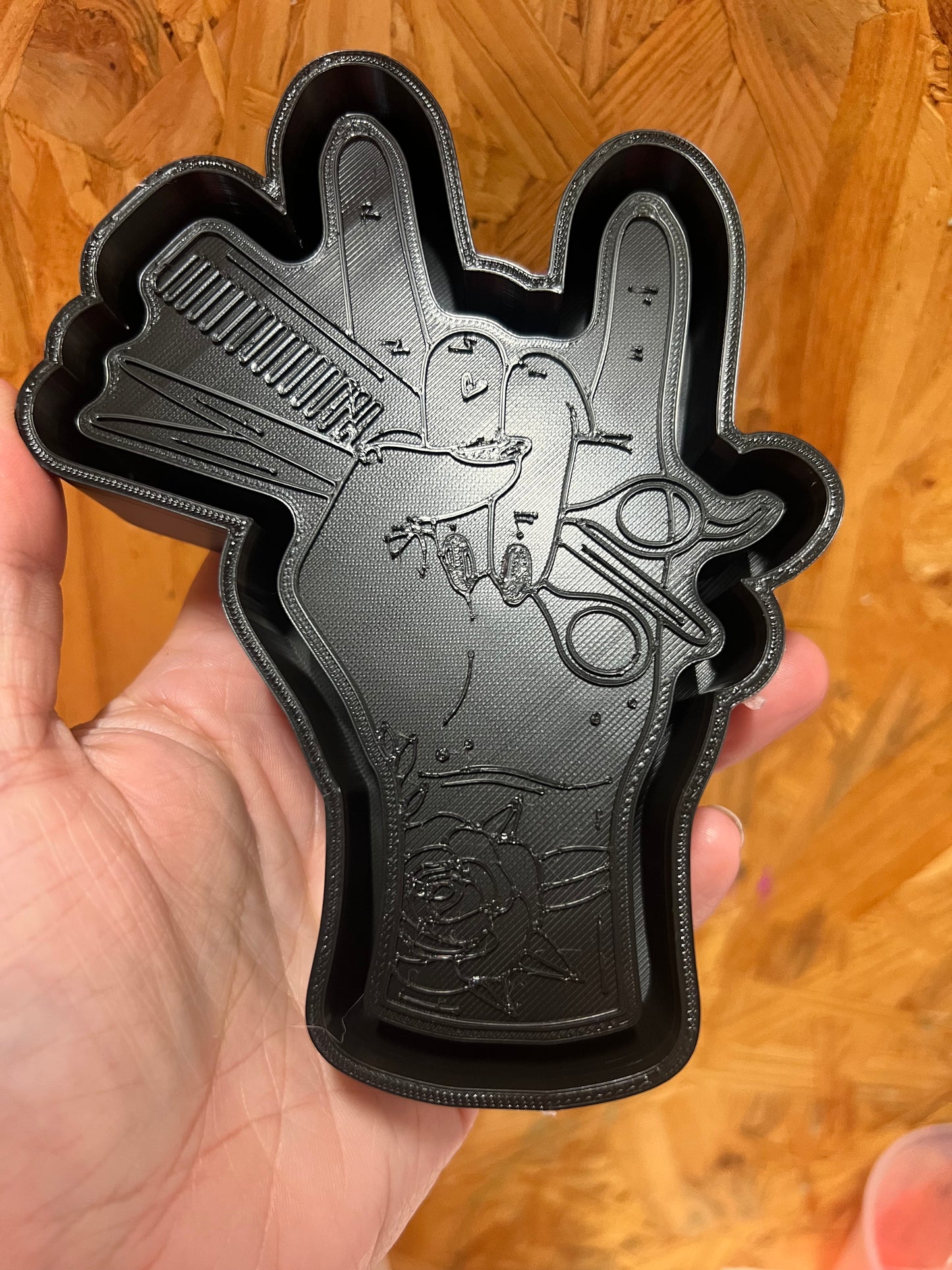 {hair stylist hand} Silicone Mold
