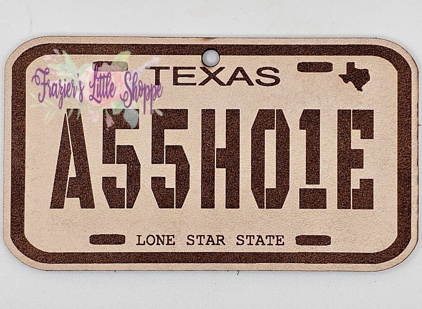 Asshole leather freshie blank (unscented)