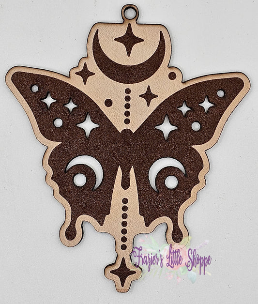 celestial butterfly leather freshie blank (unscented)