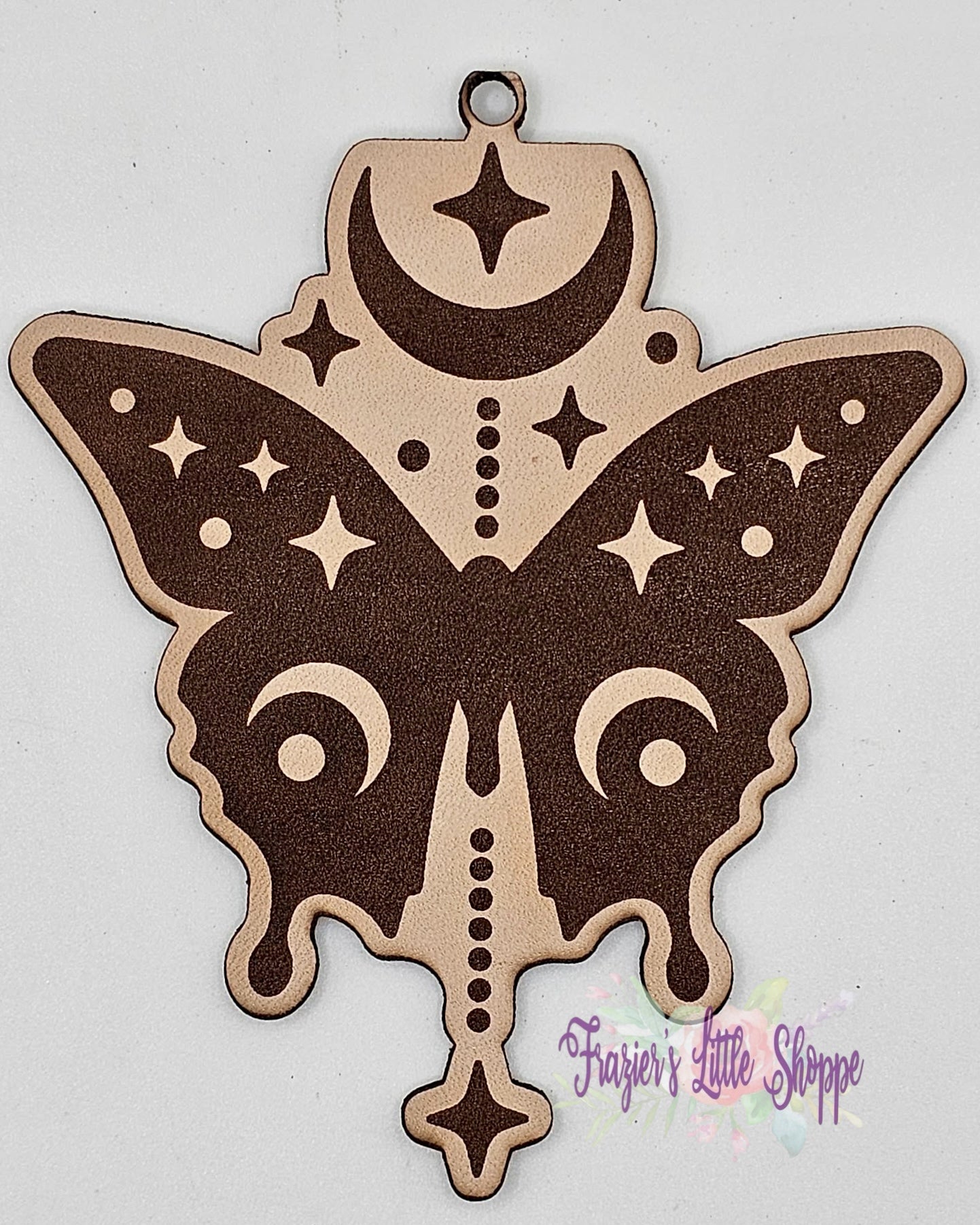 celestial butterfly leather freshie blank (unscented)
