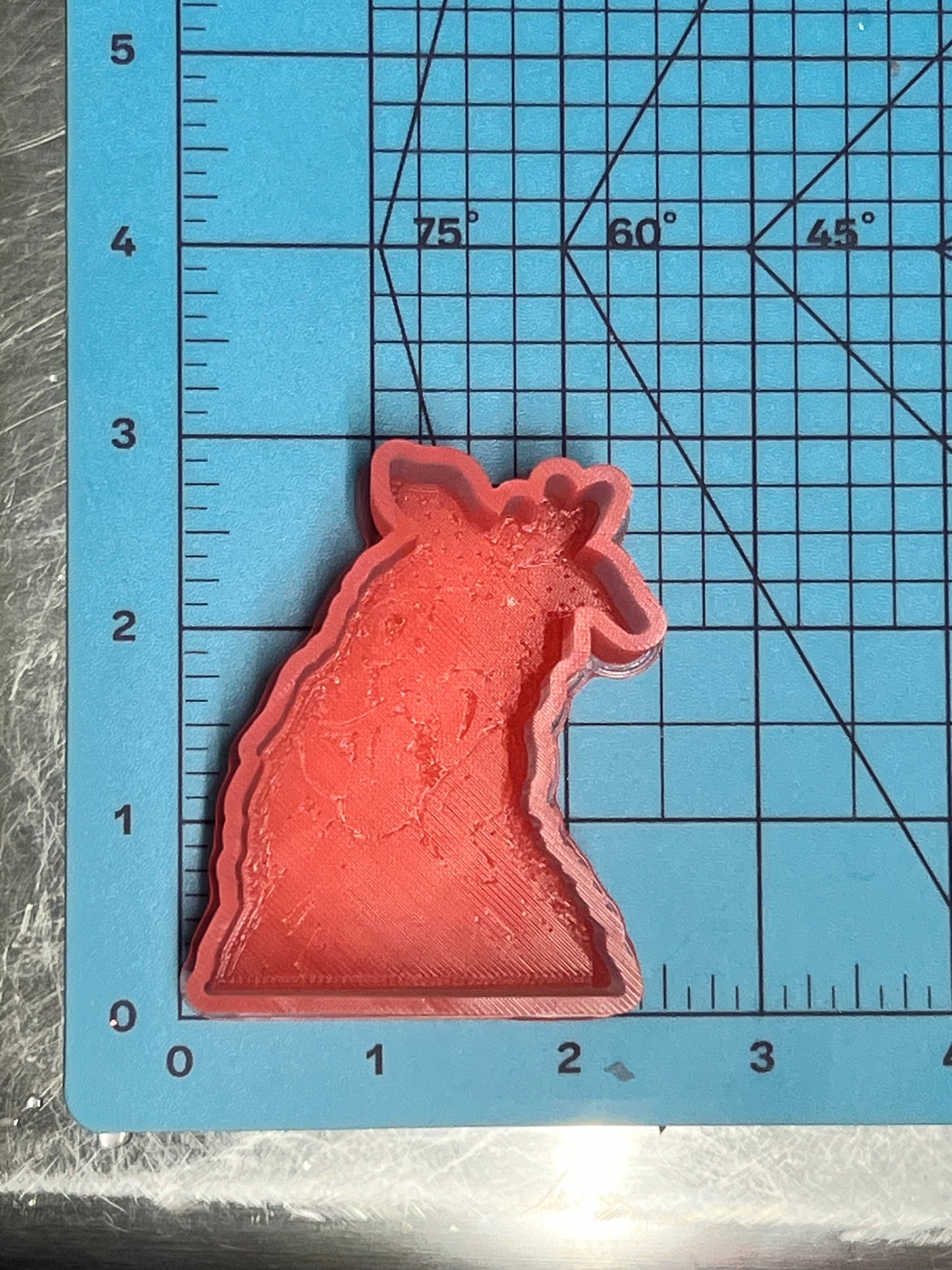 {Chicken Head with Bow} Silicone Mold