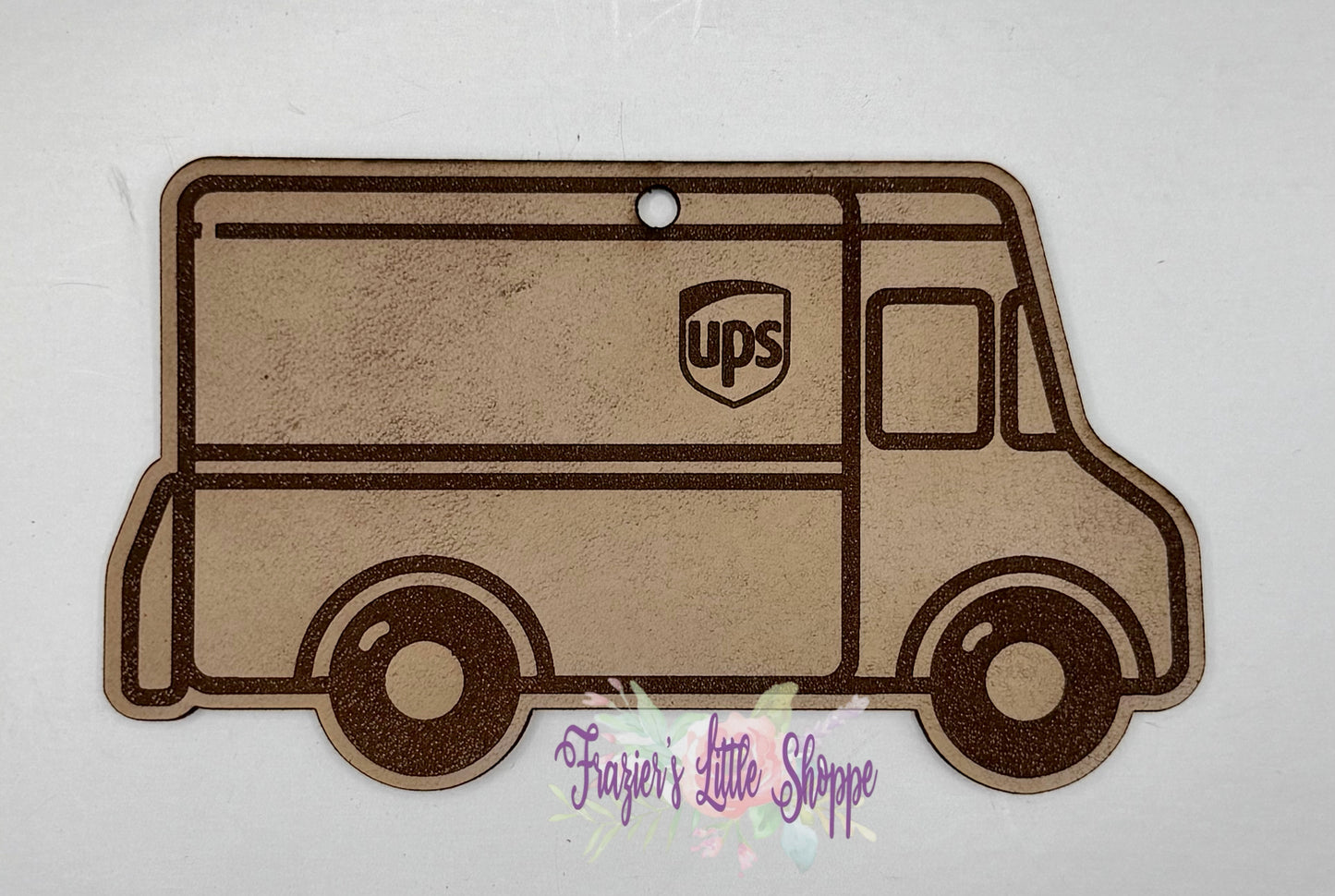 Ups Truck freshie blank (unscented)