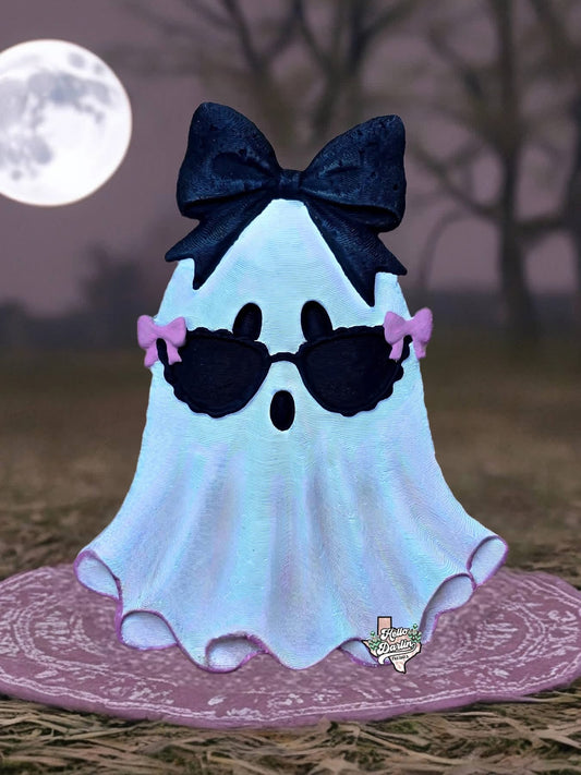 3D Ghost with sunglasses