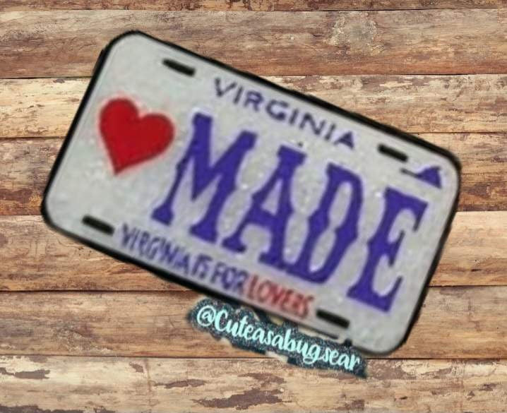 XL rounded Rectangle License plate inserts