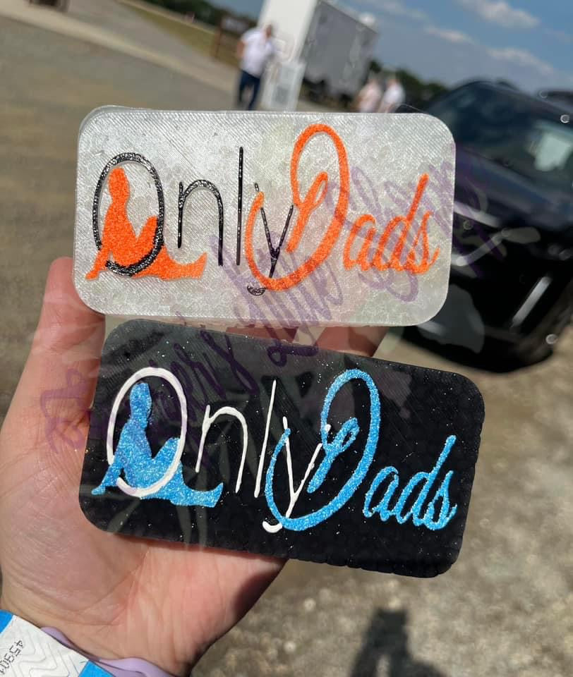 XL rounded Rectangle License plate inserts