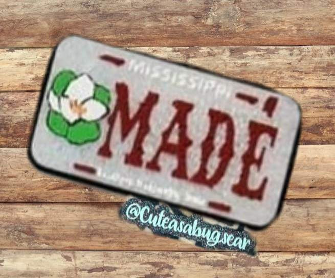 XL rounded Rectangle License plate inserts