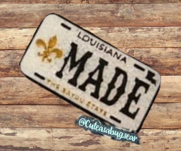 XL rounded Rectangle License plate inserts