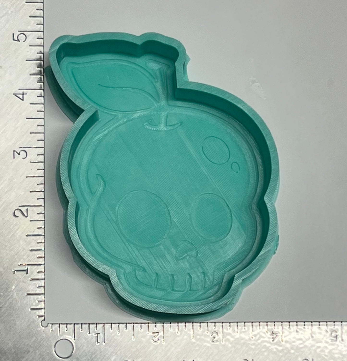 {apple skull} DBD Silicone Mold