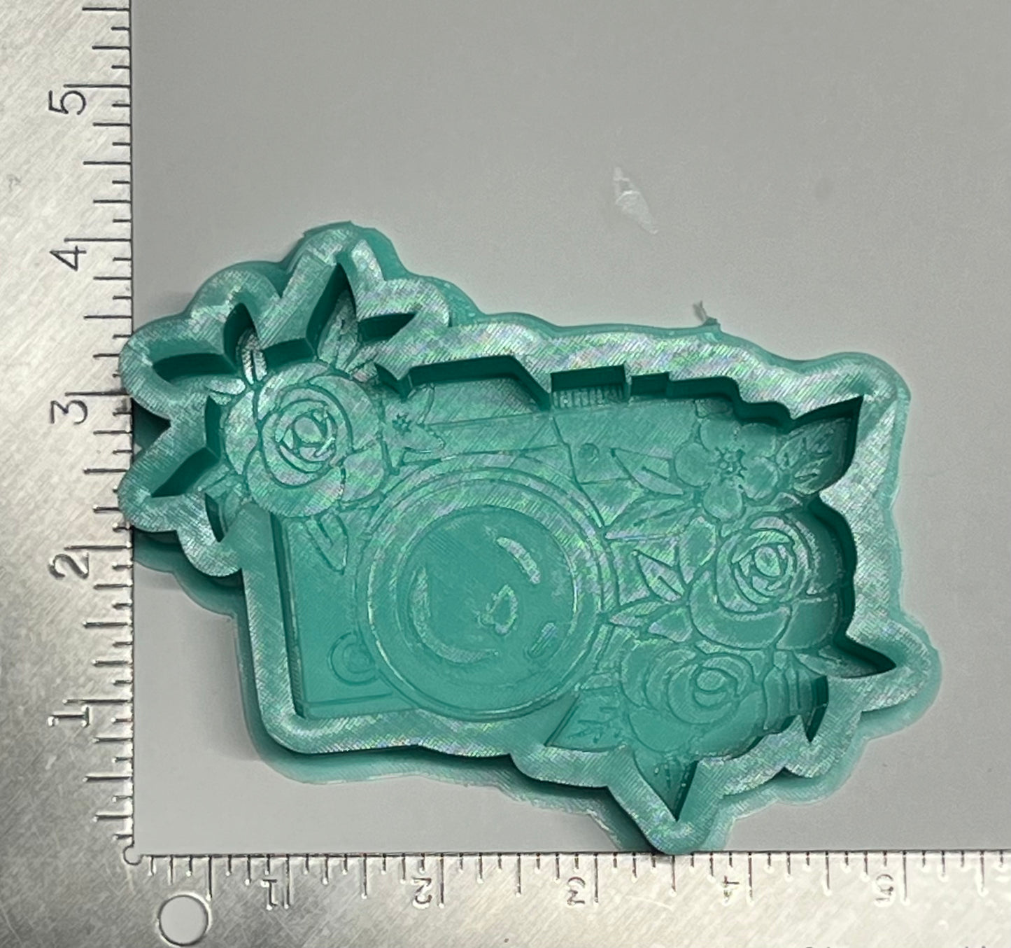 {floral camera} DBD Silicone Mold