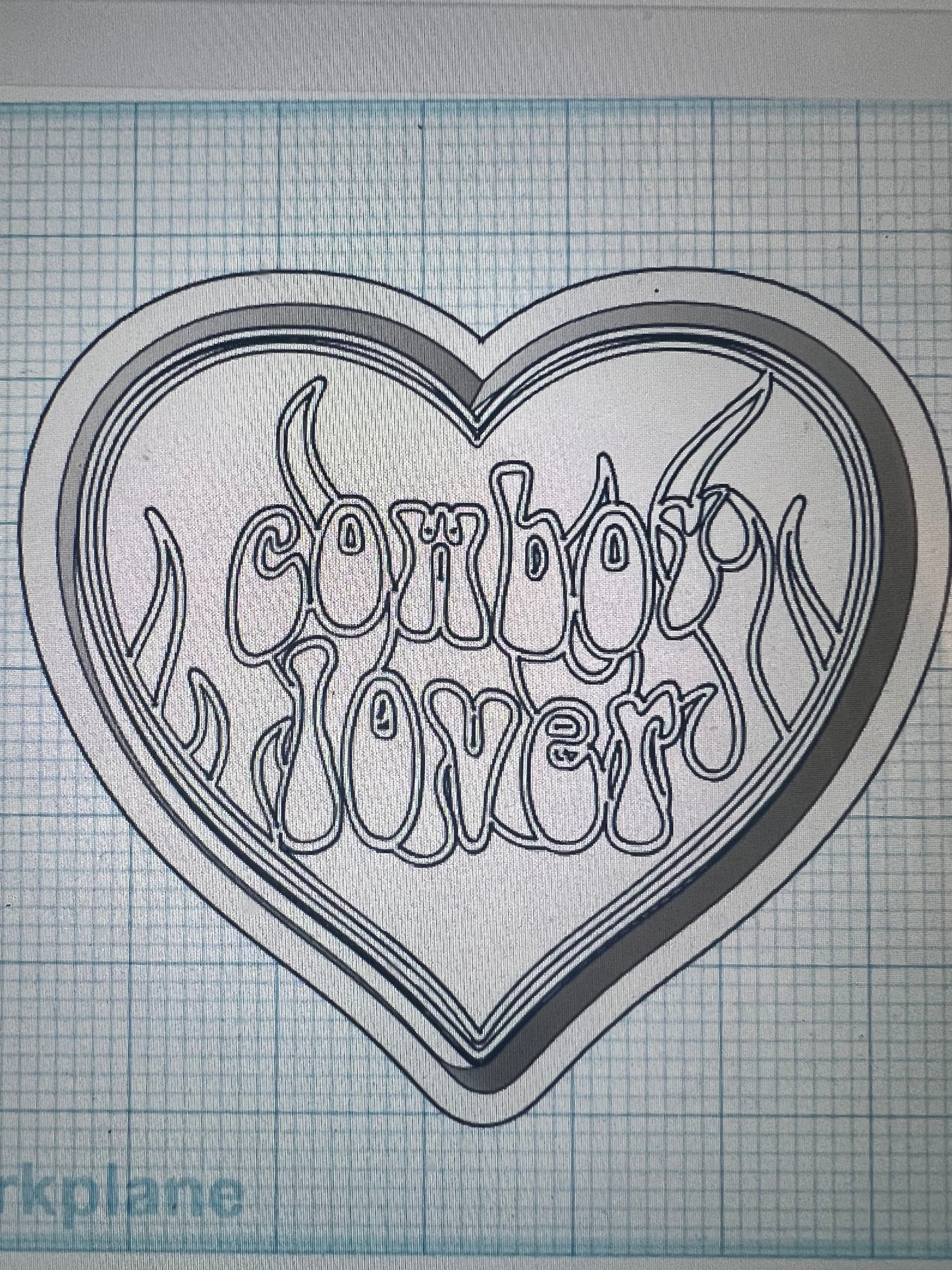 {cowboy lover} Silicone Mold