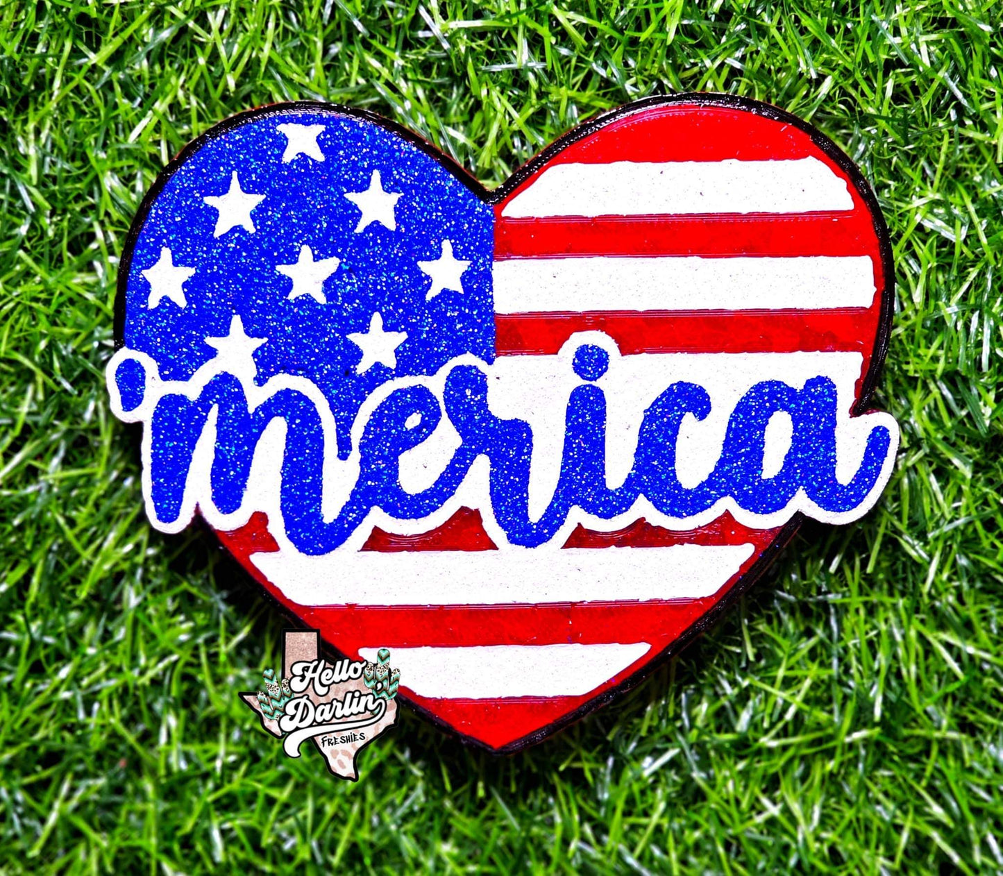 {‘merica heart} Silicone Mold