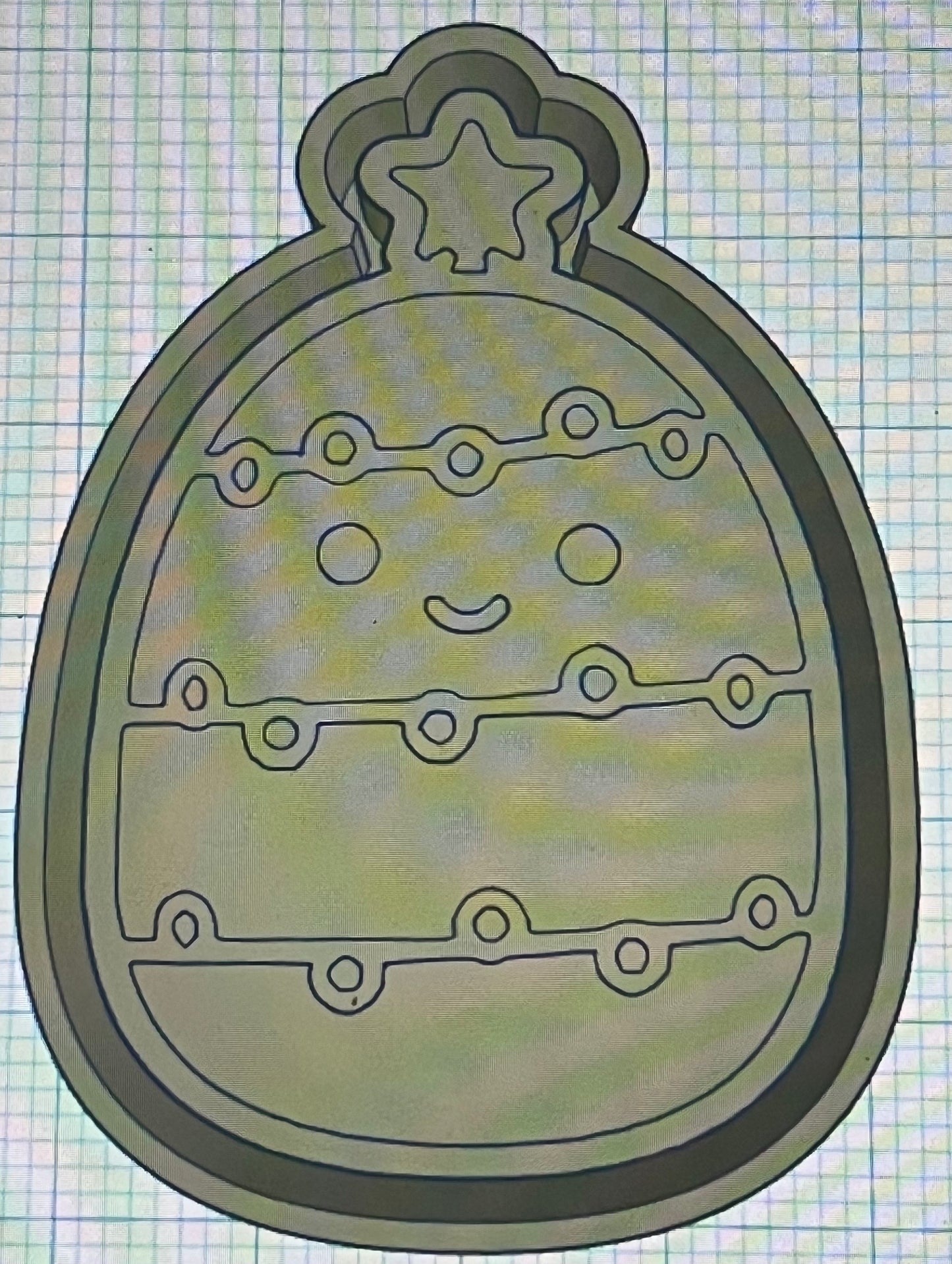 {Christmas Tree Squishmellow} Silicone Mold