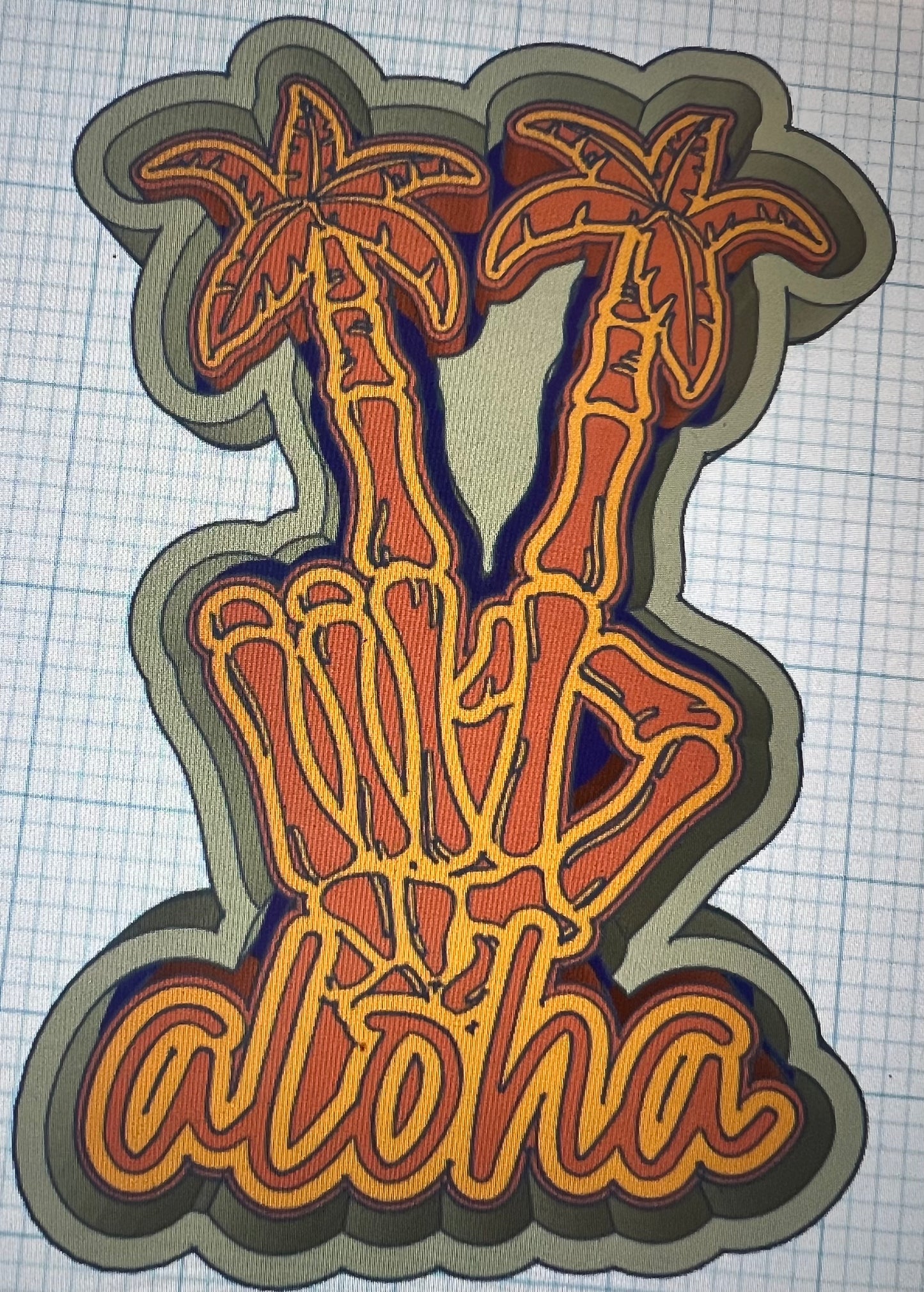 {Aloha} Silicone Mold