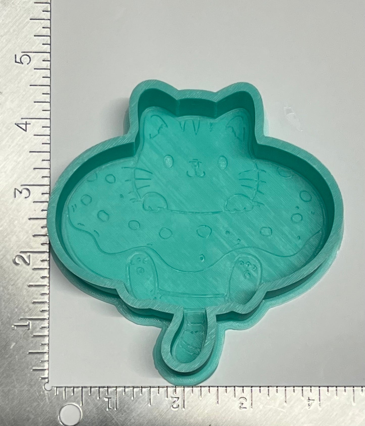 {cat in a donut} DBD Silicone Mold