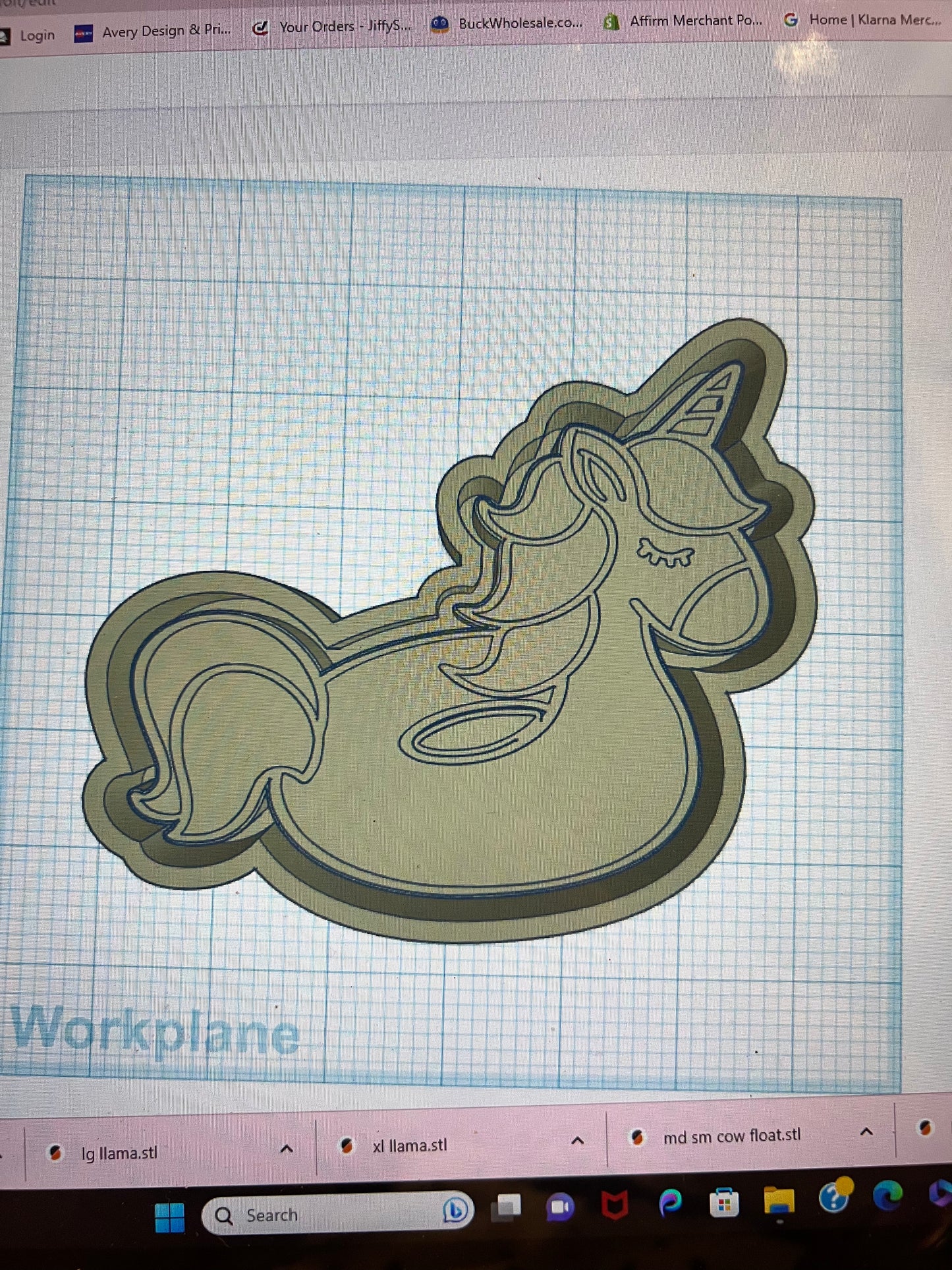 {unicorn float} Silicone Mold