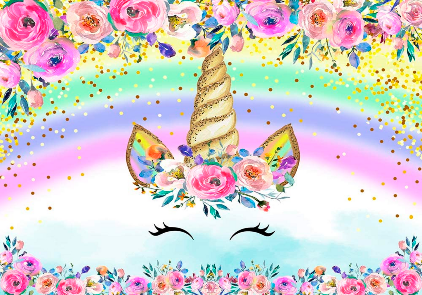 { unicorn and roses } Sublimation Tumblers