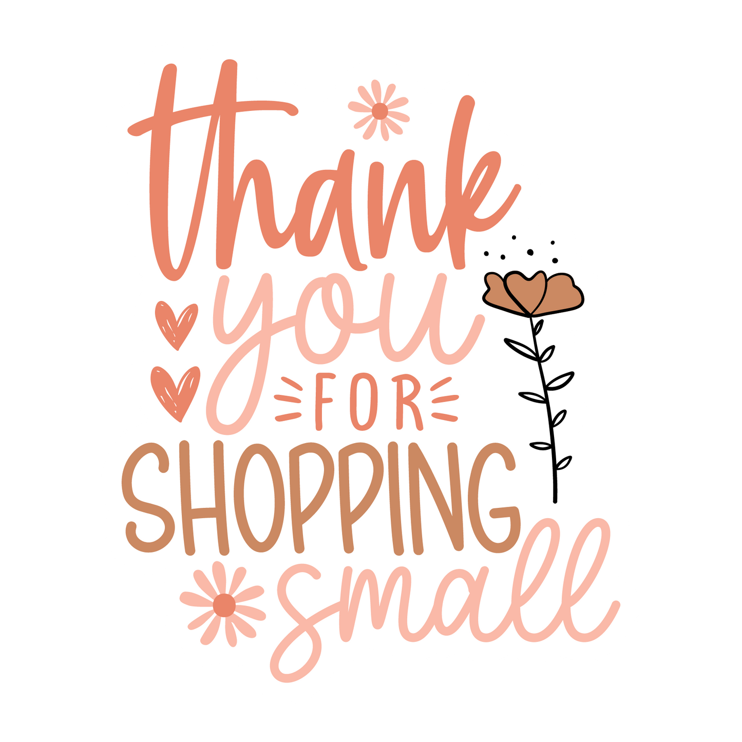 Boho small business stickers