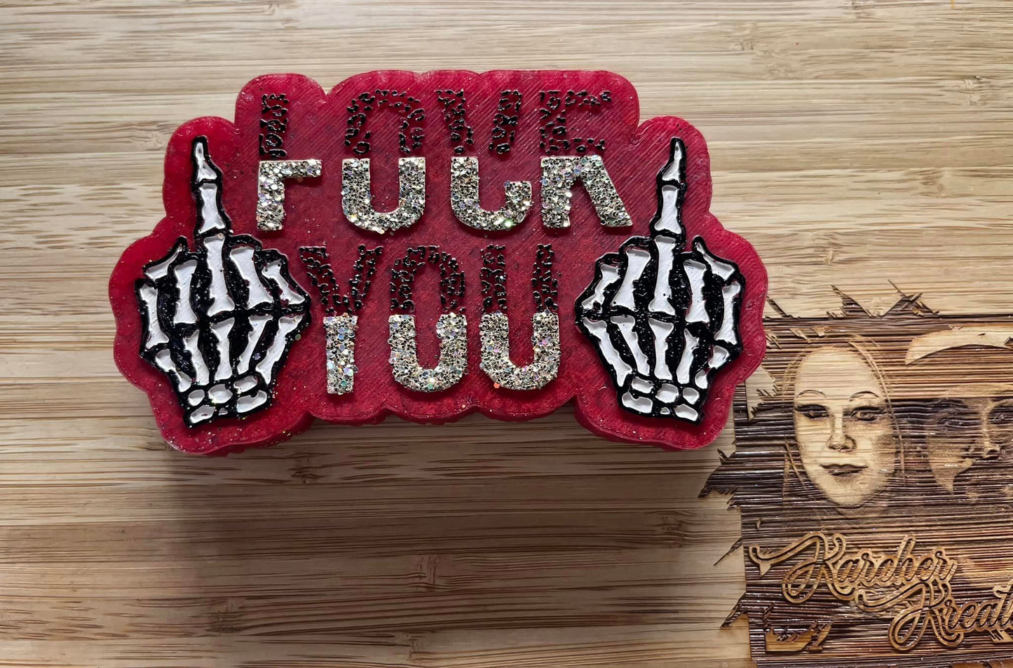 {love/f*ck you} Silicone Mold