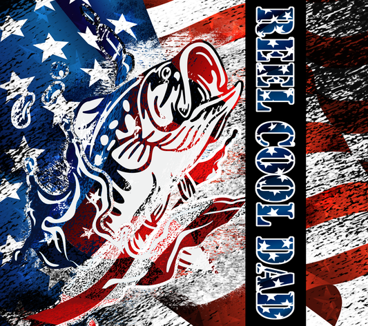 { Reel Cool Dad } Sublimation Tumblers