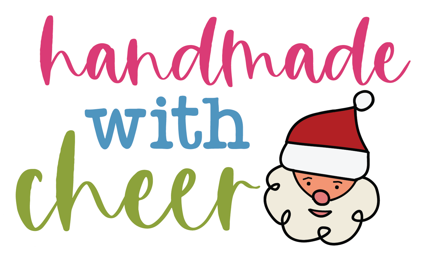 merry mail small business stickers