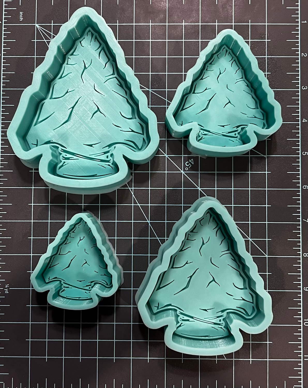 {Arrowhead 1} Silicone Mold