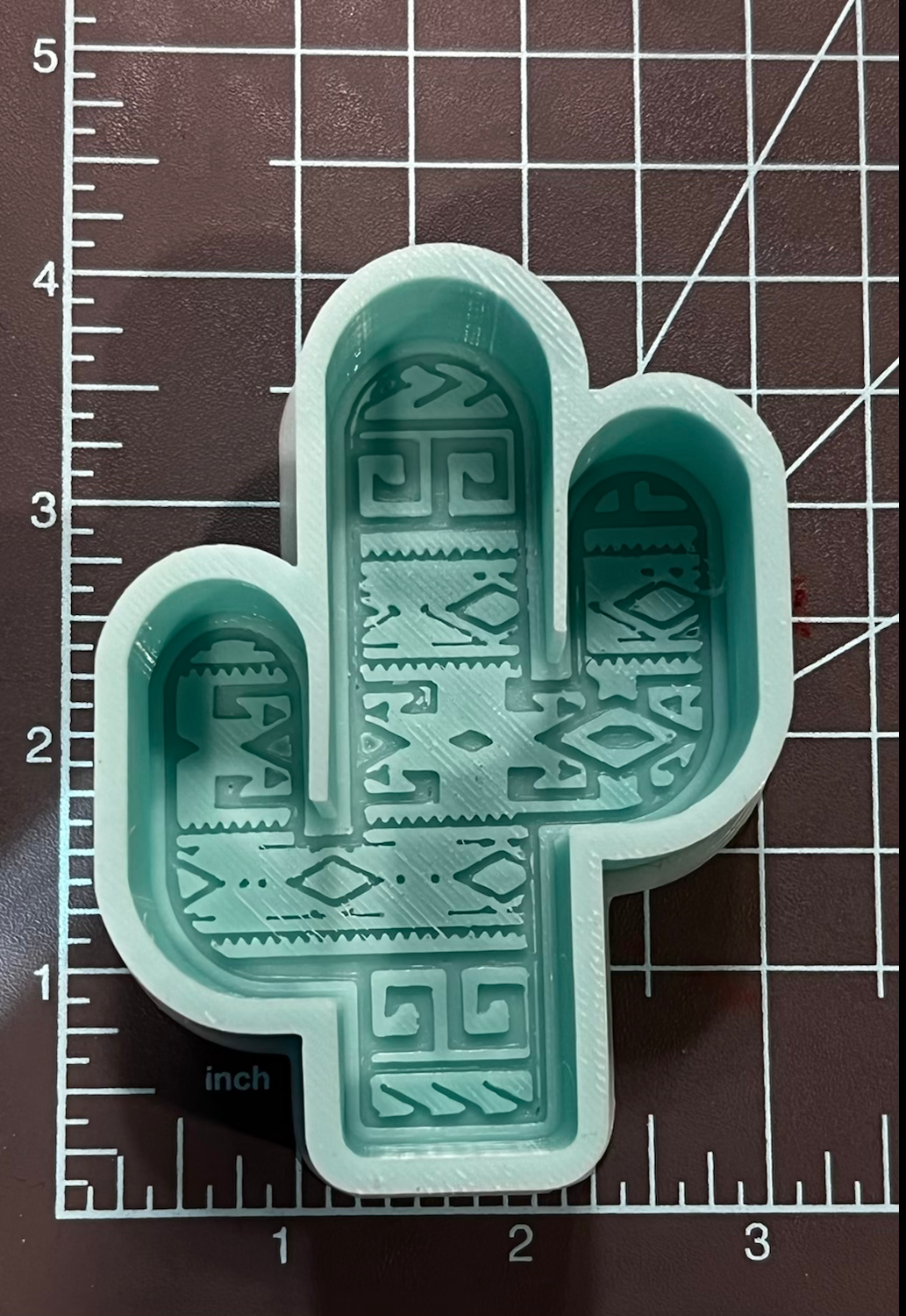 {Aztec Cactus} Silicone Mold