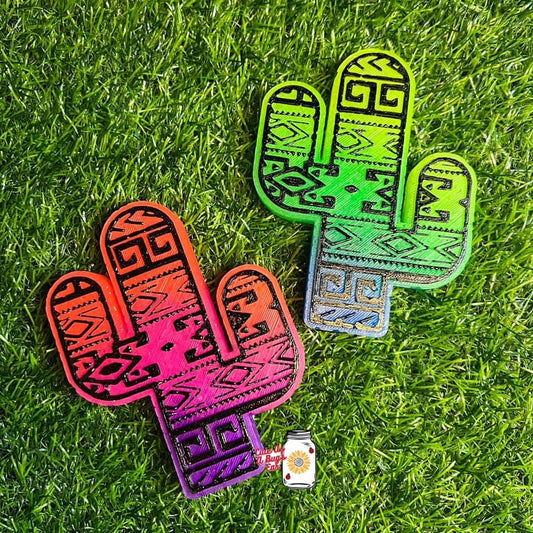 {Aztec Cactus} Silicone Mold