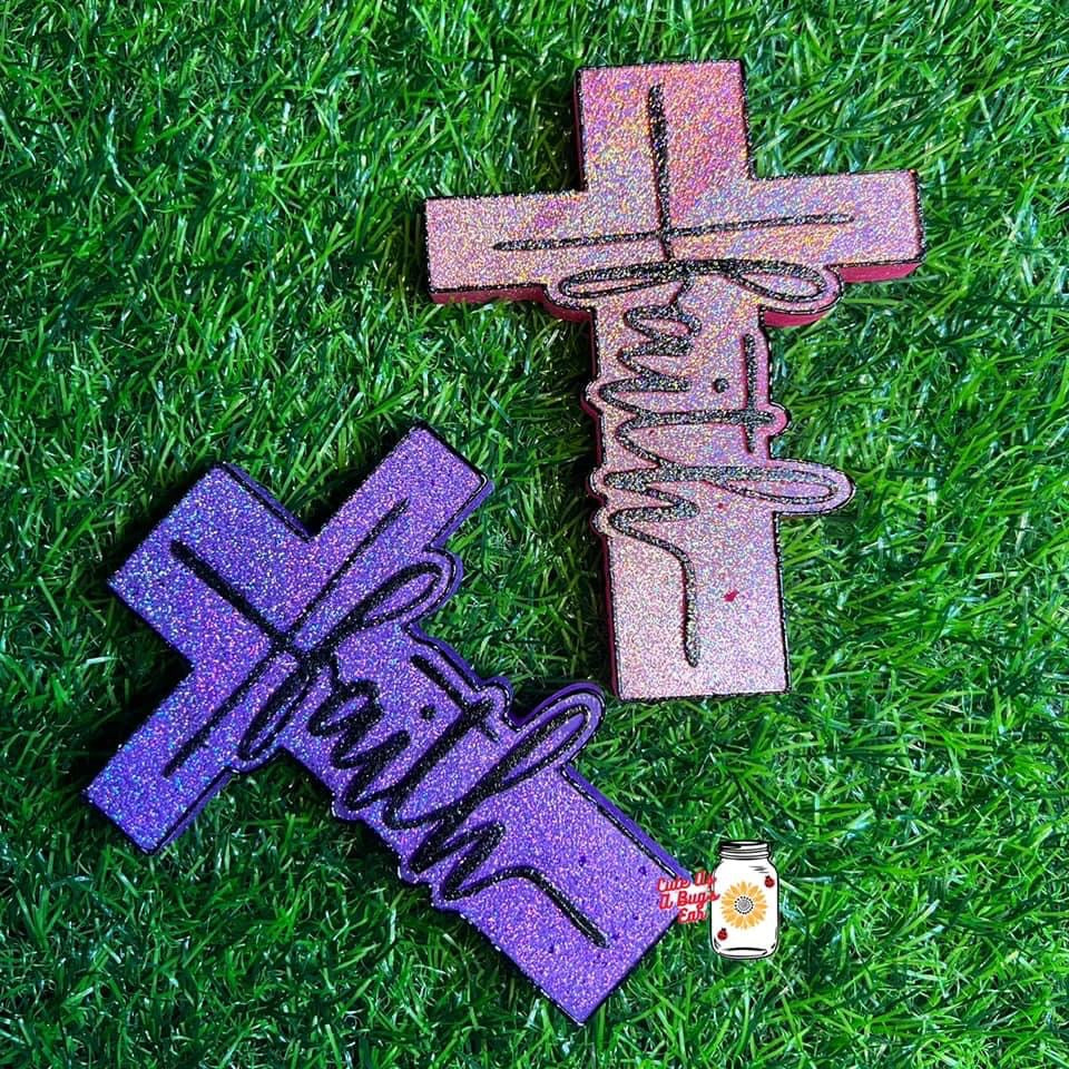 Faith Cross - Silicone Freshie Mold