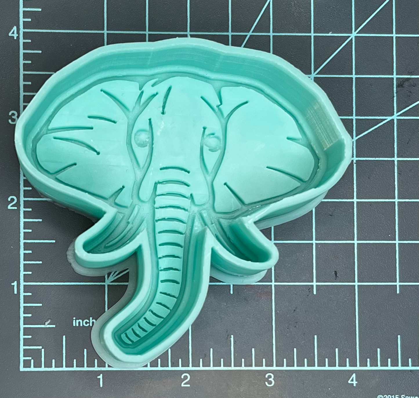 {Elephant Head} Silicone Mold
