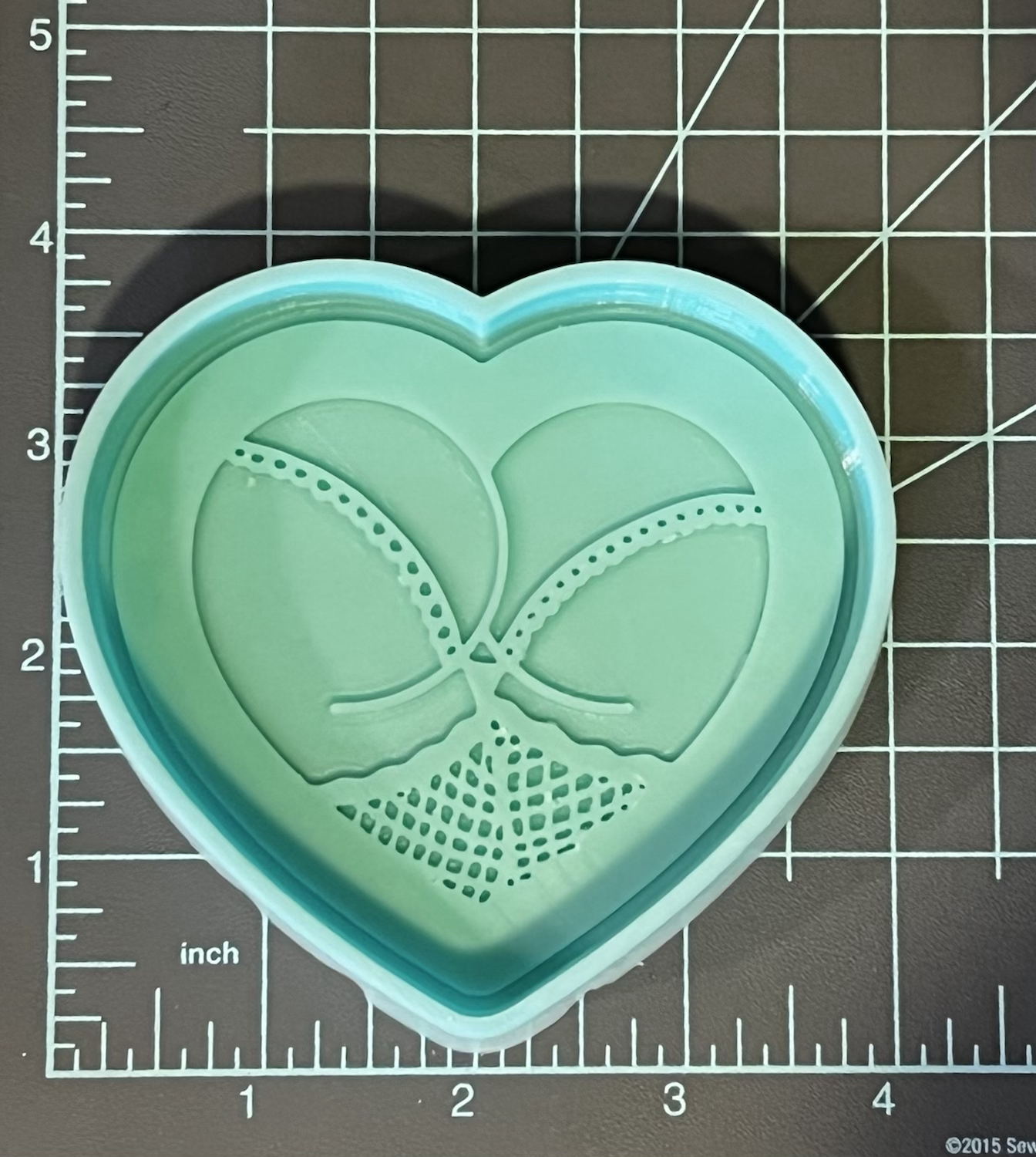 {Lace & Fishnet Booty} Silicone Mold