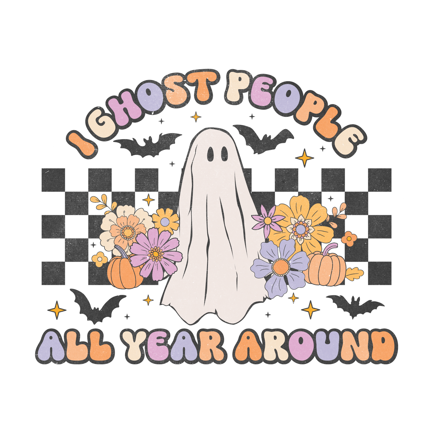 retro Halloween stickers