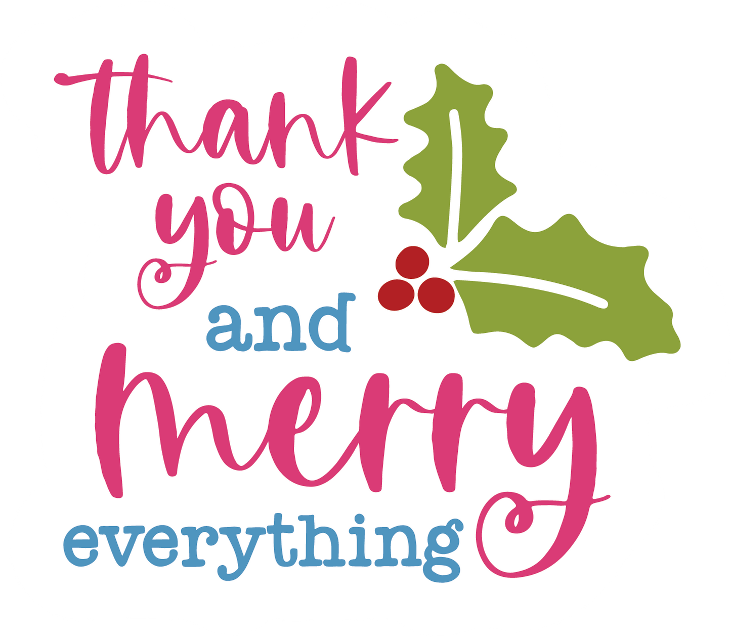 merry mail small business stickers