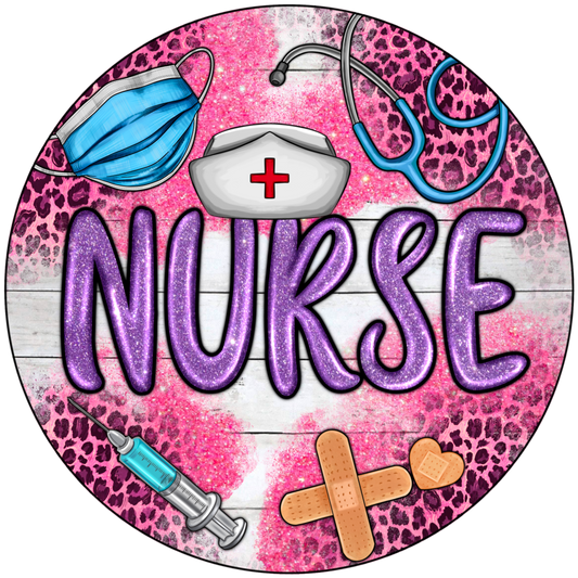 nurse leopard print