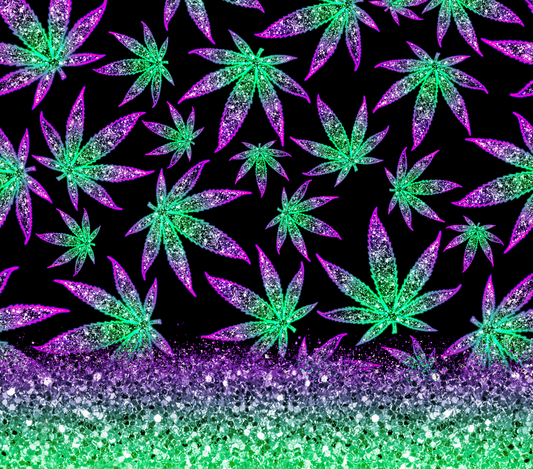 { cannabis leaf } Sublimation Tumblers