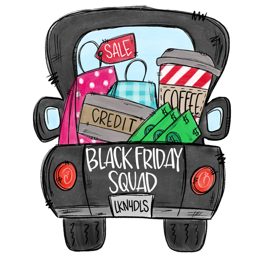 Black Friday Truck Cardstock