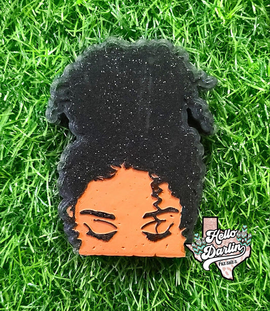 { Curly bun  } Silicone Mold