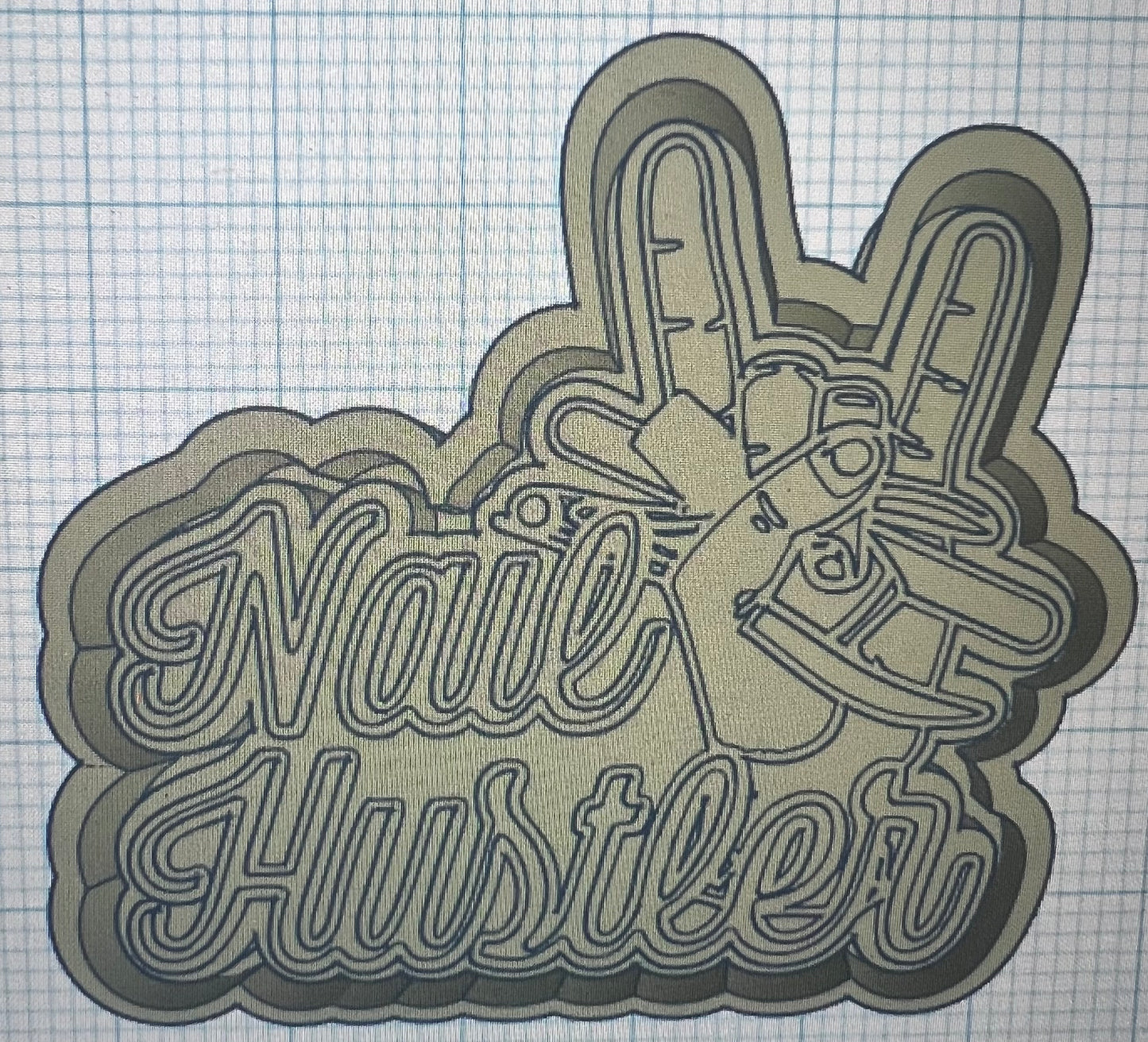 {nail hustler} Silicone Mold