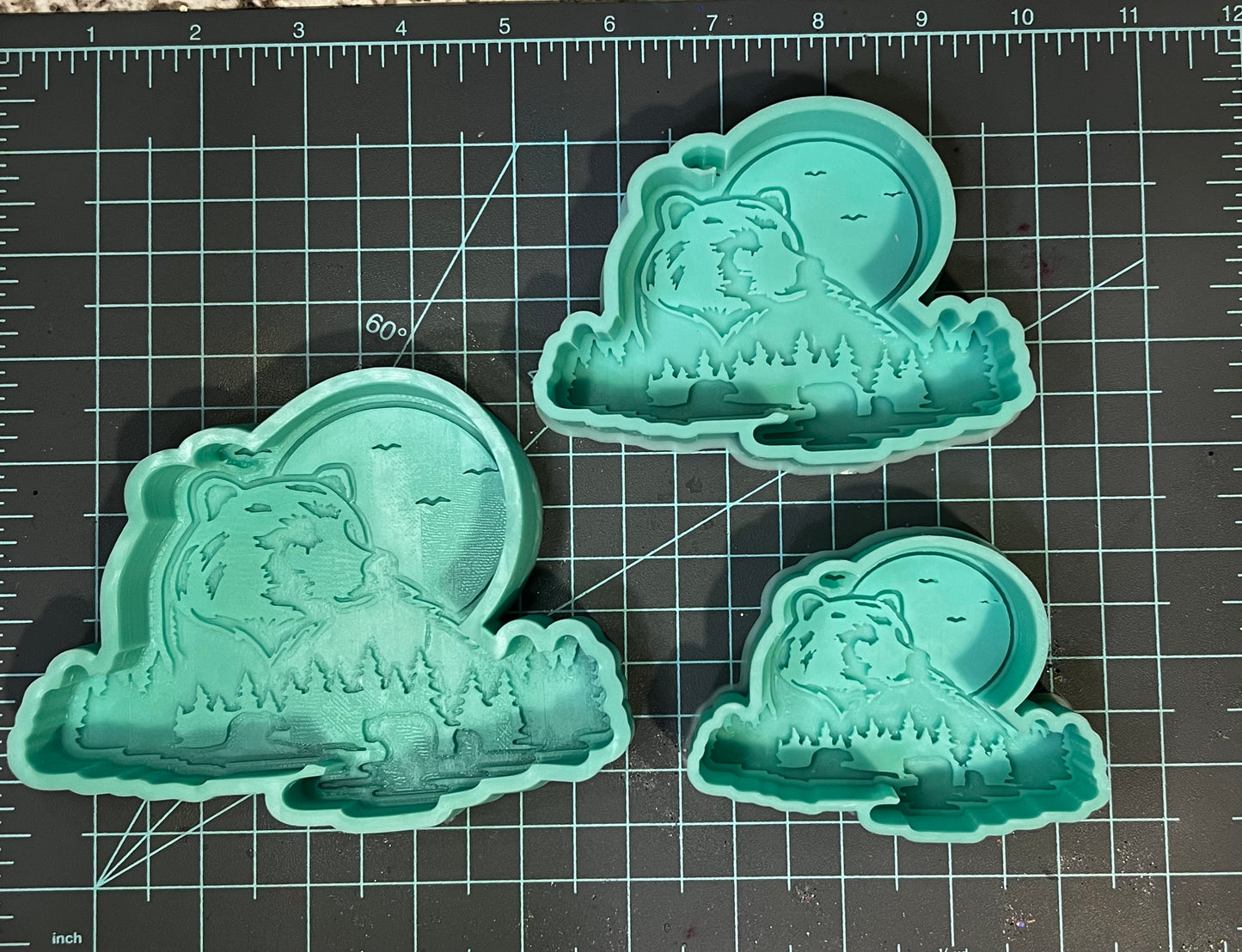 {Bear Moon} Silicone Mold