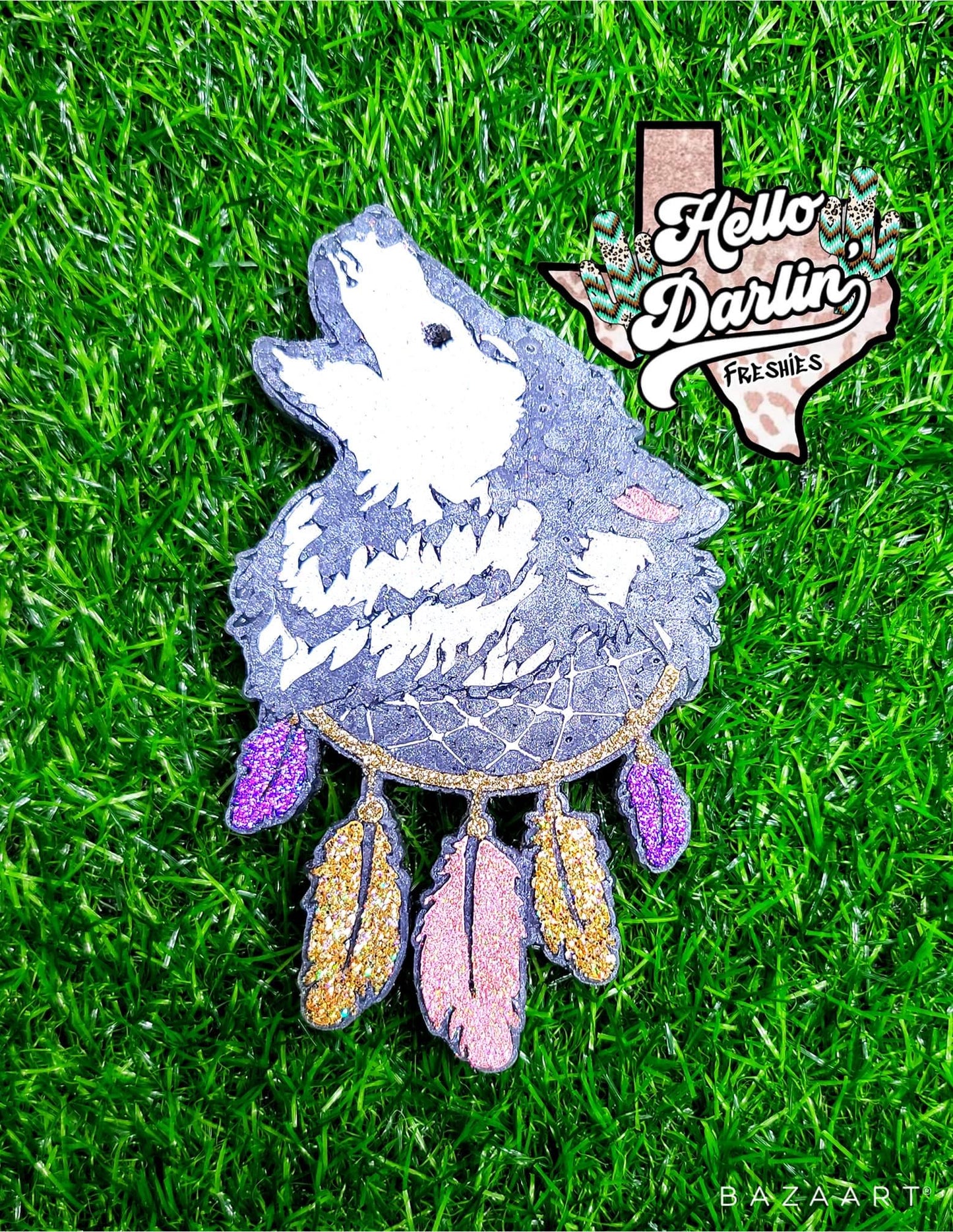 {Wolf Dream Catcher} Silicone Mold