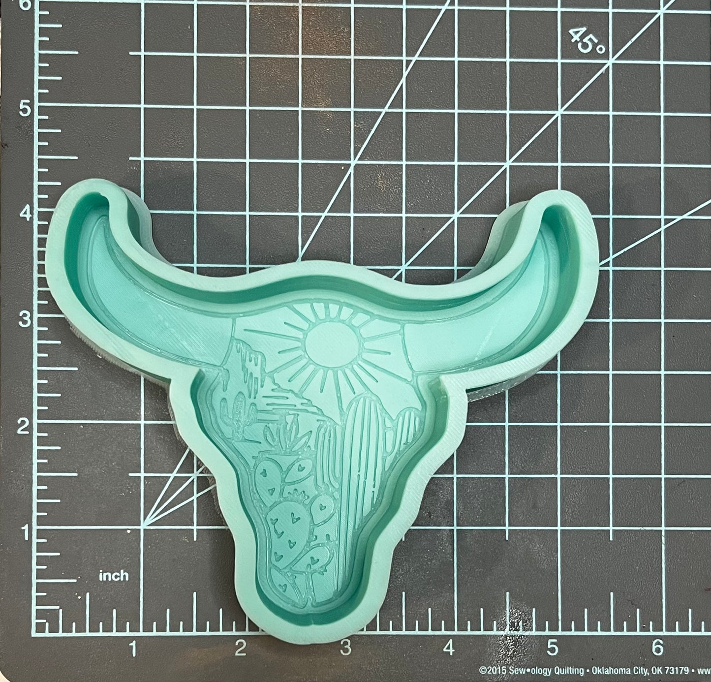 {Desert Skull 2} Silicone Mold