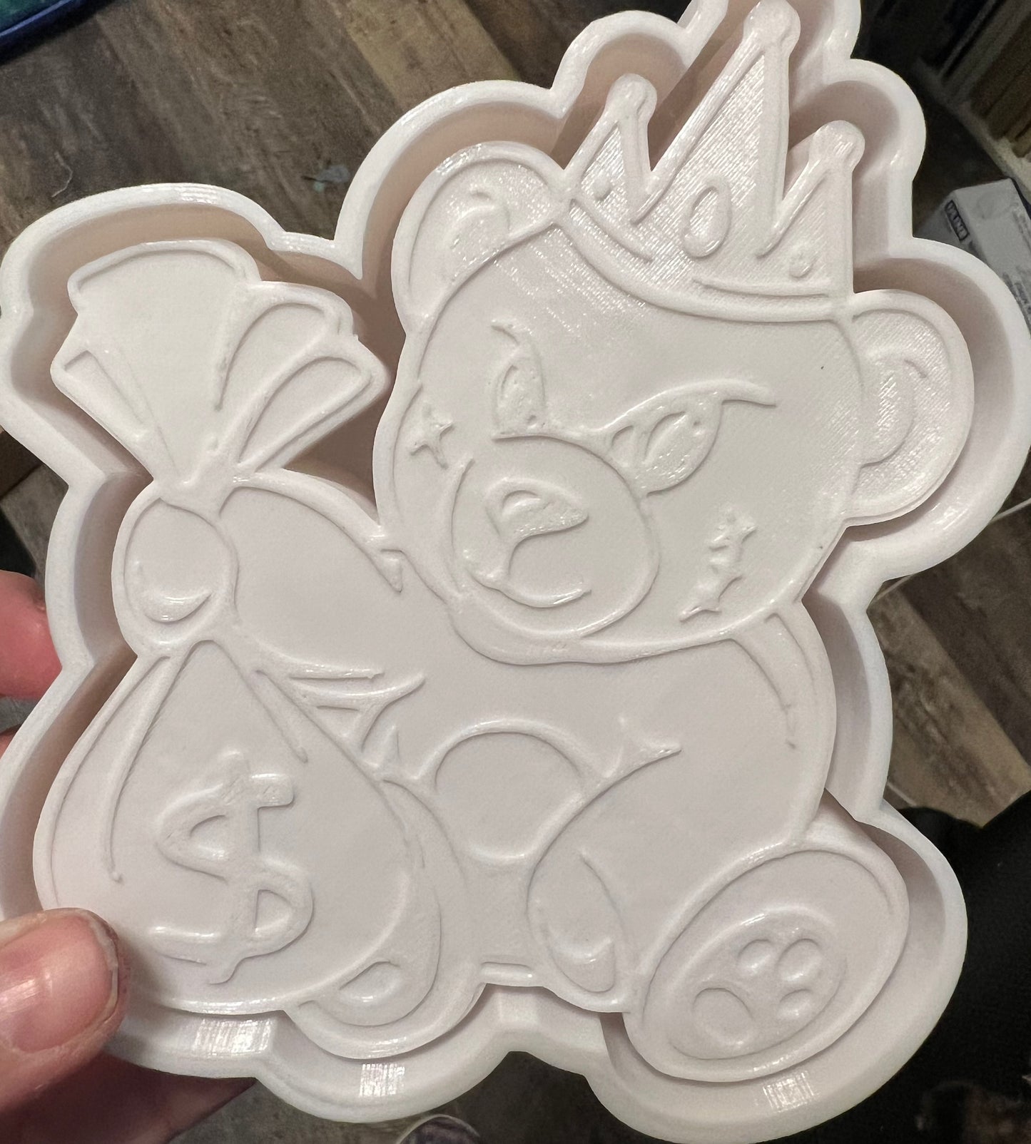 {gangsta bear} Silicone Mold