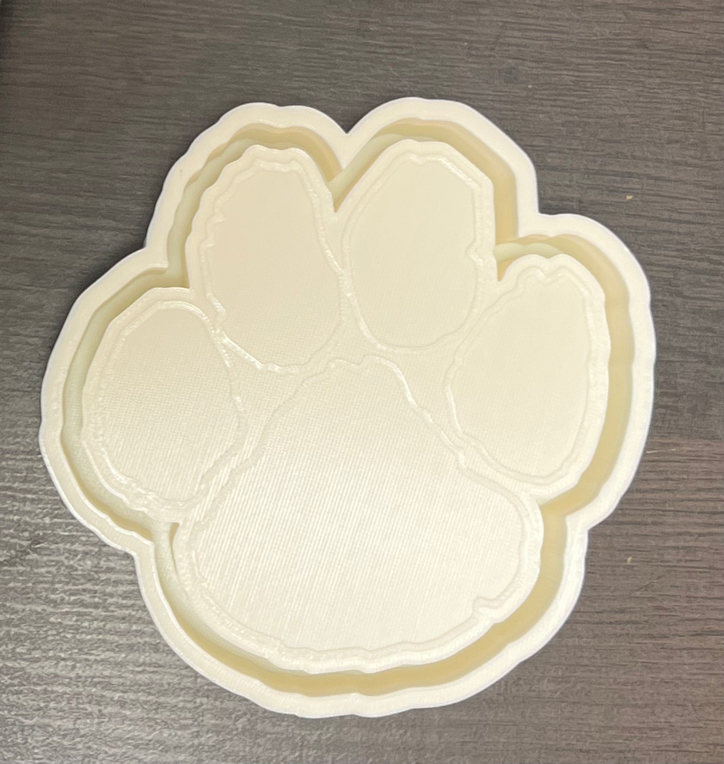 {Clemson Paw Print} Silicone Mold